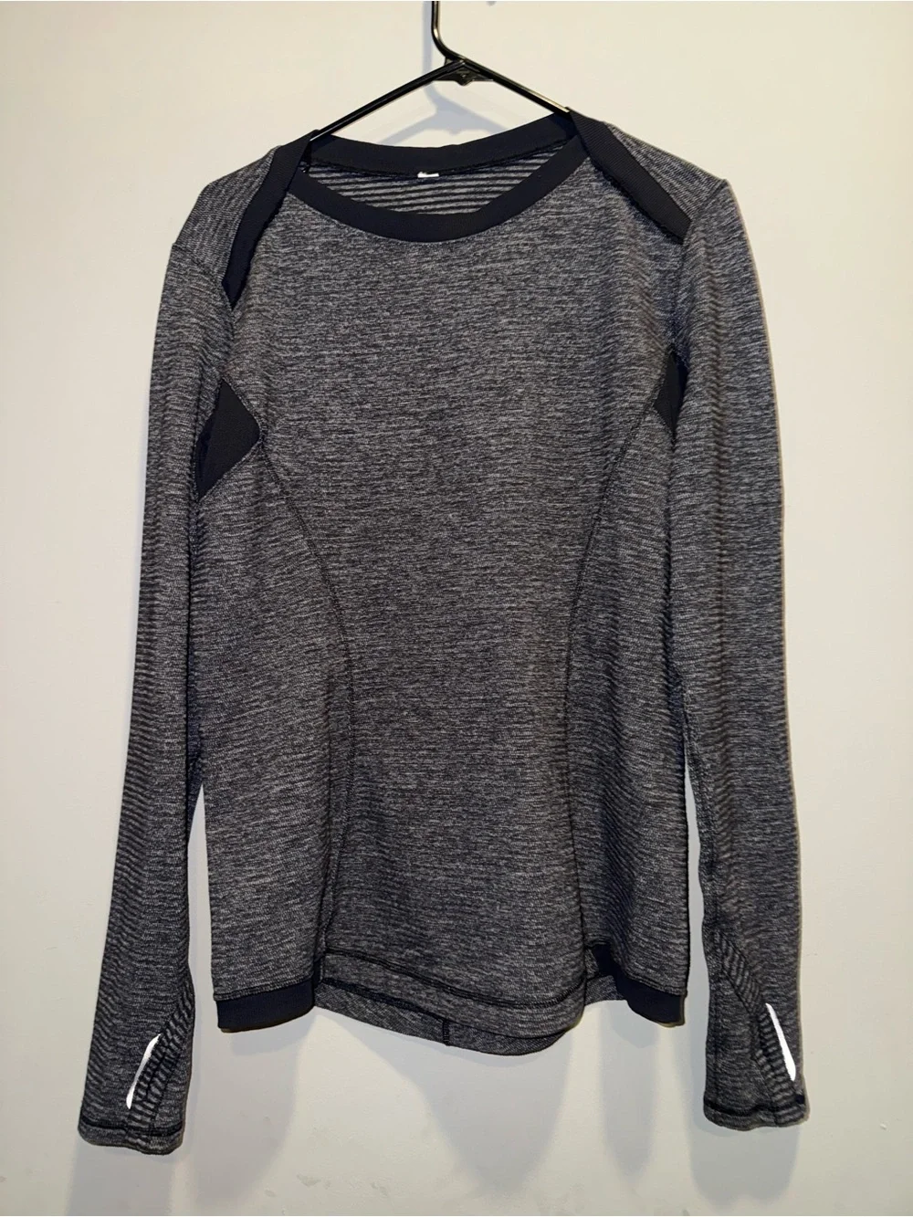 lululemon athletica Charcoal Heather Long-Sleeve Athletic Tee